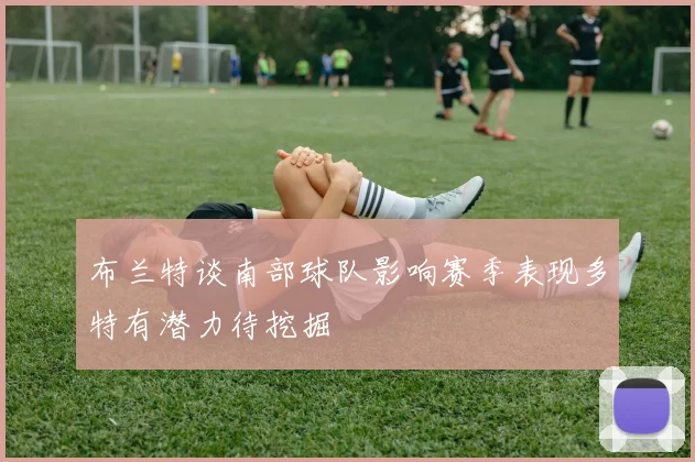 布兰特谈南部球队影响赛季表现多特有潜力待挖掘