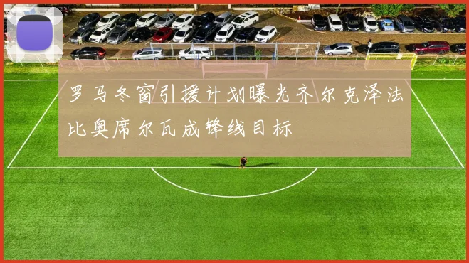 罗马冬窗引援计划曝光齐尔克泽法比奥席尔瓦成锋线目标